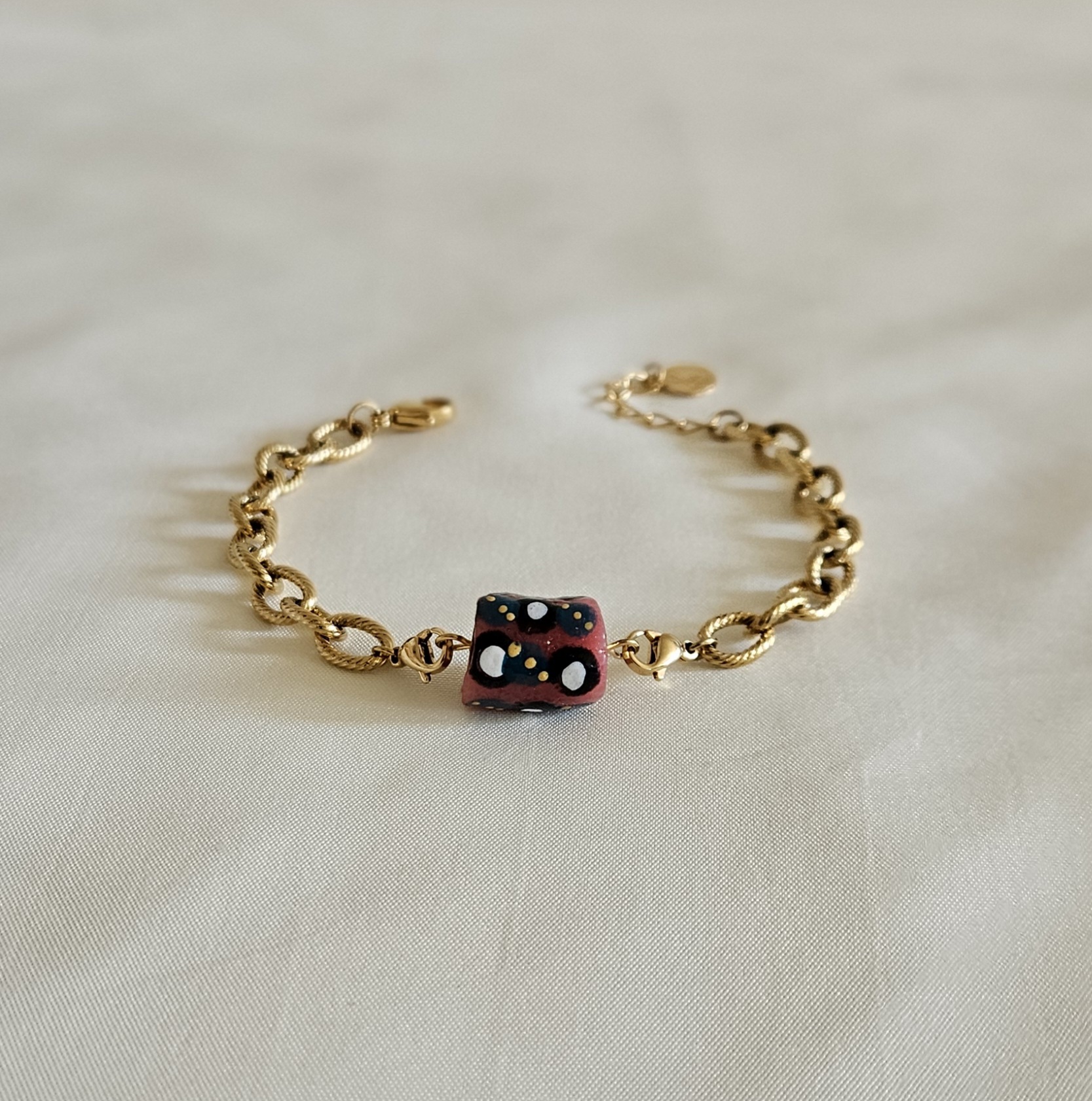 bracelet interchangeable doré